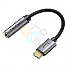 Adapteris USB Type-C (M) - ausinių jungtis 3.5mm (F)