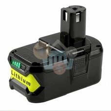 Įrankių akumuliatorius RYOBI RB18L60, 18V, 6.0Ah, Li-ion