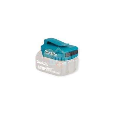 Akumuliatorių adapteris Makita 18V 2X USB 1