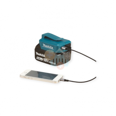 Akumuliatorių adapteris Makita 18V 2X USB 2