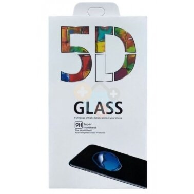 Apsauginis stiklas Samsung Galaxy S10e, 5D Full Glue (lenktas, juodas) +++ TOP Balansas