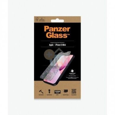 Apsauginis stiklas Apple iPhone 13 mini (Skaidrus ) PanzerGlass Premium +++ TOP Saugumas