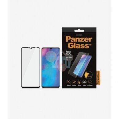 Apsauginis stiklas Huawei P30 Pro (Juodas) PanzerGlass Premium +++ TOP Saugumas 1