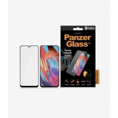 Apsauginis stiklas Samsung Galaxy A41 (Juodas) PanzerGlass Premium +++ TOP Saugumas 2