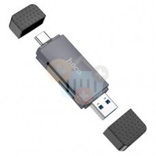 Atminties kortelių skaitytuvas HOCO HB45: SD, TF, USB-A, USB-C