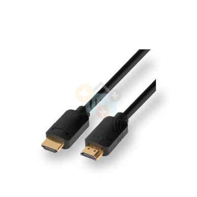 HDMI laidas HDMI-> HDMI: 8K, UHD, 2.1 ver. (juodas, 5m.) +++ TOP Balansas