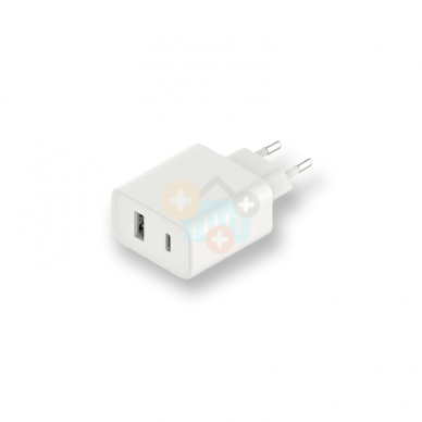 Kroviklis USB Type-C+ USB-A: 33W Fast Charge Xiaomi, baltas +++ TOP Kokybė