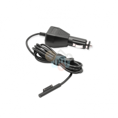 Nešiojamo kompiuterio automobilinis 12V įkroviklis MICROSOFT 36W 15V 2.58A (Magnetic snap-in)