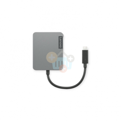 USB-C šakotuvas Lenovo Travel Hub Gen 2: USB 3.0, USB-C, HDMI, VGA, RJ-45 1