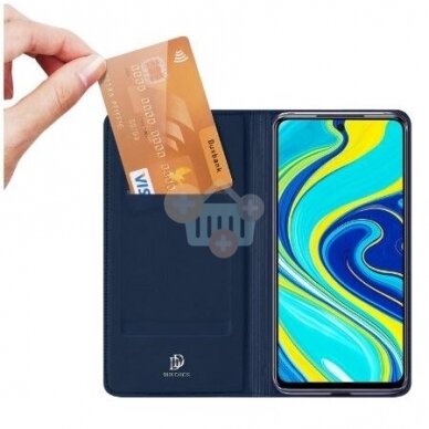 Xiaomi Redmi Note 9 Pro, Note 9 Pro Max dėklas Dux Ducis Skin Pro (tamsiai mėlynas) +++ TOP Balansas 1